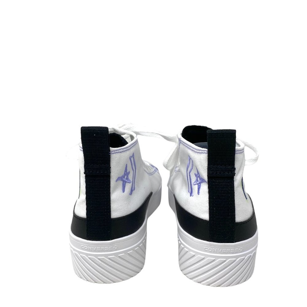 đź’–MEGA SALEđź’–Converse Shoes Men 171870C UNTITL3D CS MID White Black Sneakers - Picture 8 of 11